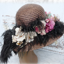 Vintage-Hut-Blumen