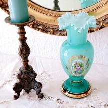 Jugendstil-Vase-grün