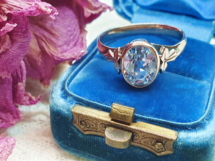 Aquamarin-Gold-Ring