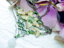 Jugendstil-Kette-Emaille