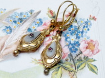 Ohrringe-Biedermeier-Gold